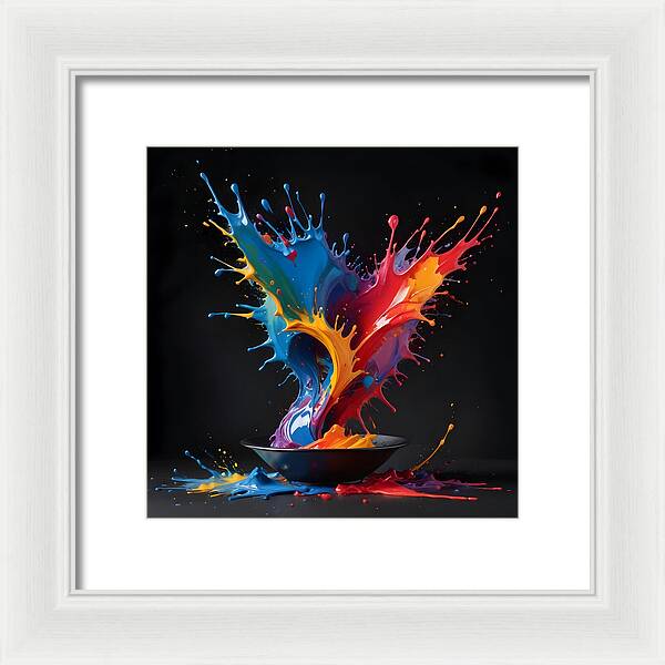 Splash of Creation - Framed Print