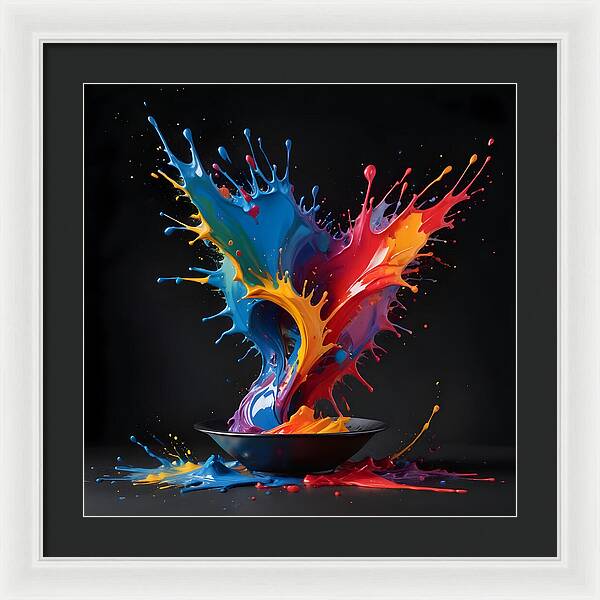 Splash of Creation - Framed Print