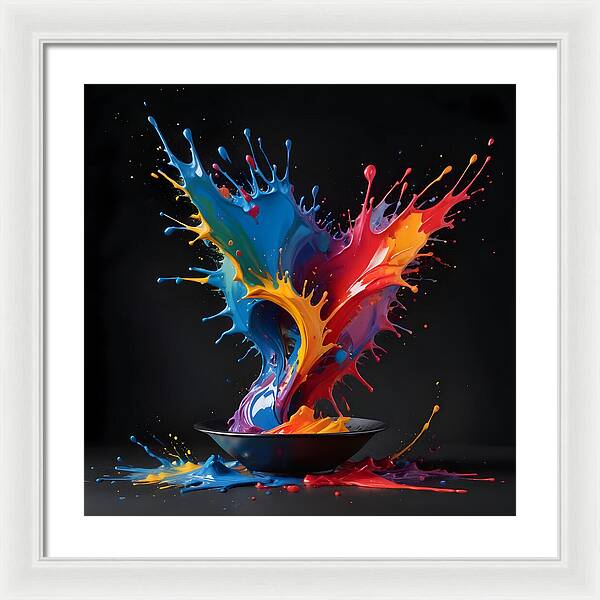 Splash of Creation - Framed Print