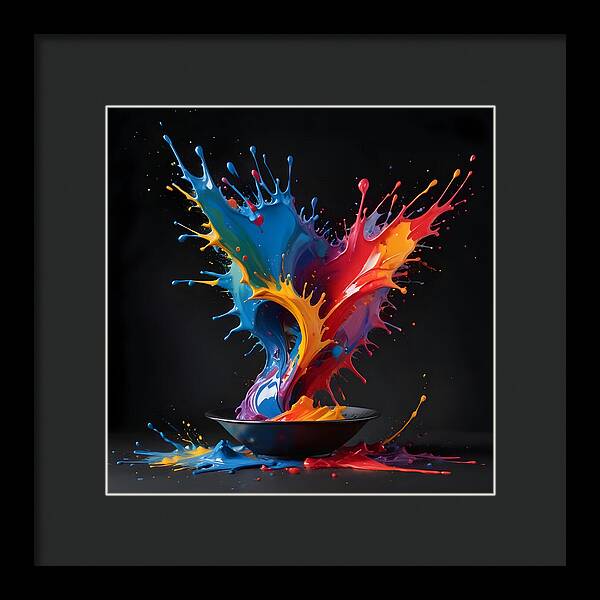 Splash of Creation - Framed Print