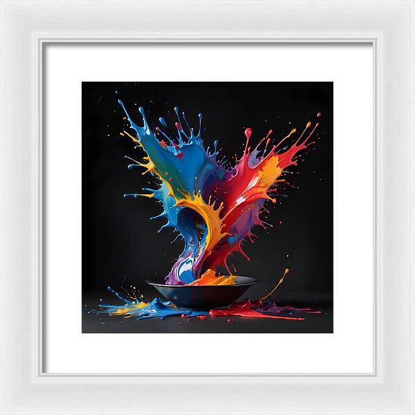 Splash of Creation - Framed Print