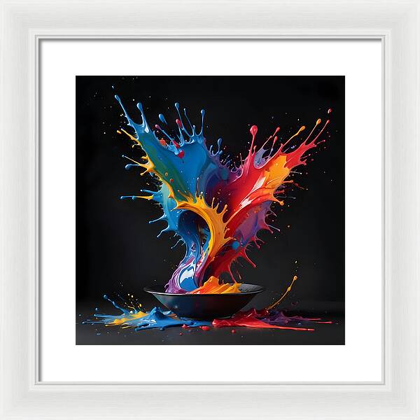 Splash of Creation - Framed Print