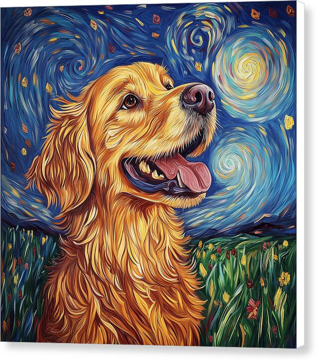 Starry Gaze - Canvas Print