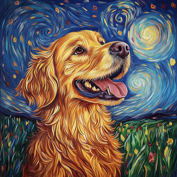 Starry Gaze - Art Print