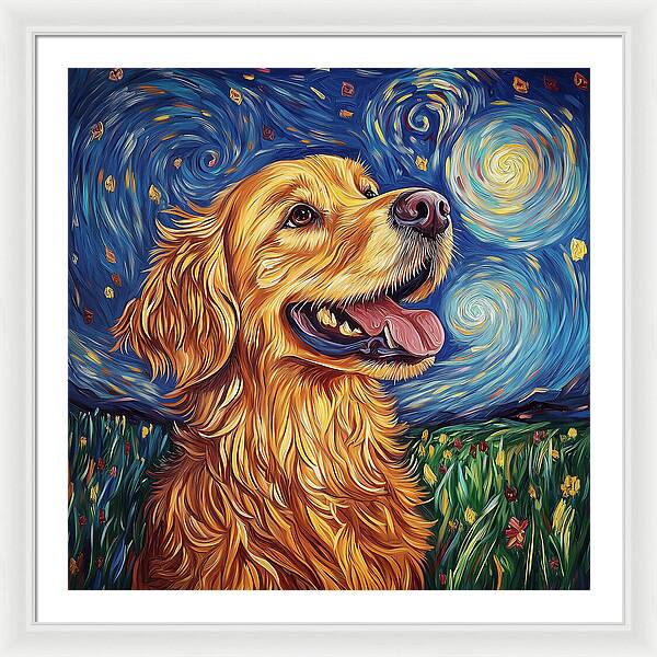 Starry Gaze - Framed Print