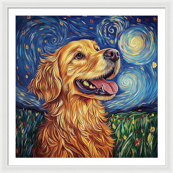 Starry Gaze - Framed Print