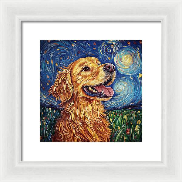 Starry Gaze - Framed Print