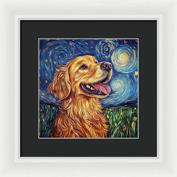 Starry Gaze - Framed Print