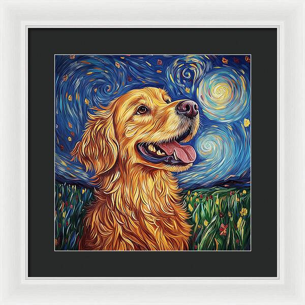 Starry Gaze - Framed Print