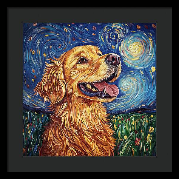 Starry Gaze - Framed Print