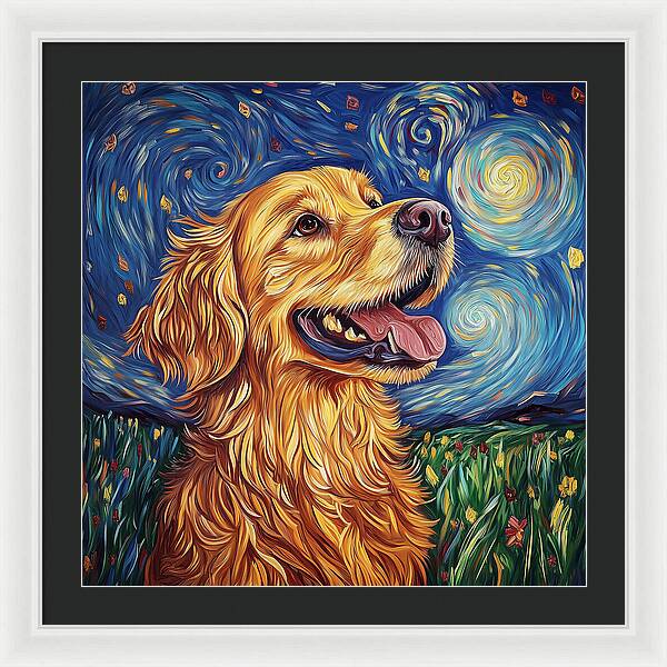 Starry Gaze - Framed Print