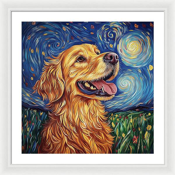 Starry Gaze - Framed Print