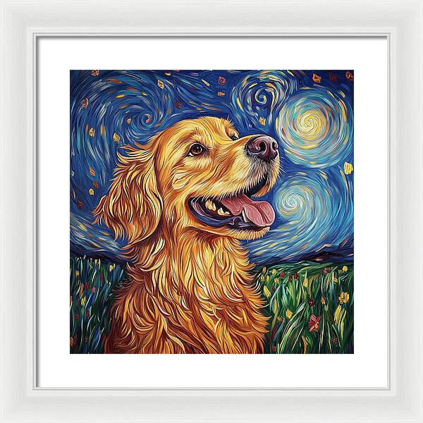 Starry Gaze - Framed Print