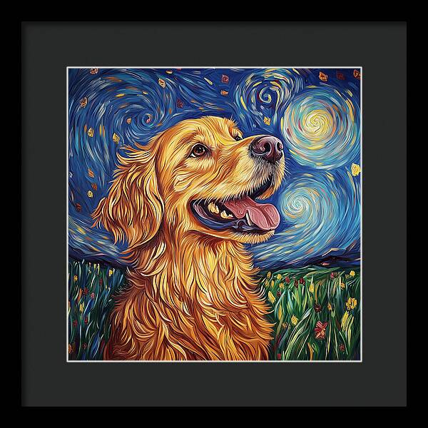 Starry Gaze - Framed Print