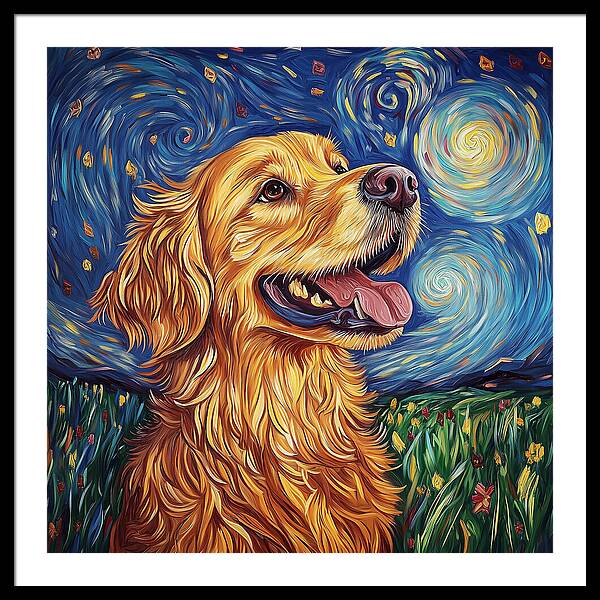 Starry Gaze - Framed Print