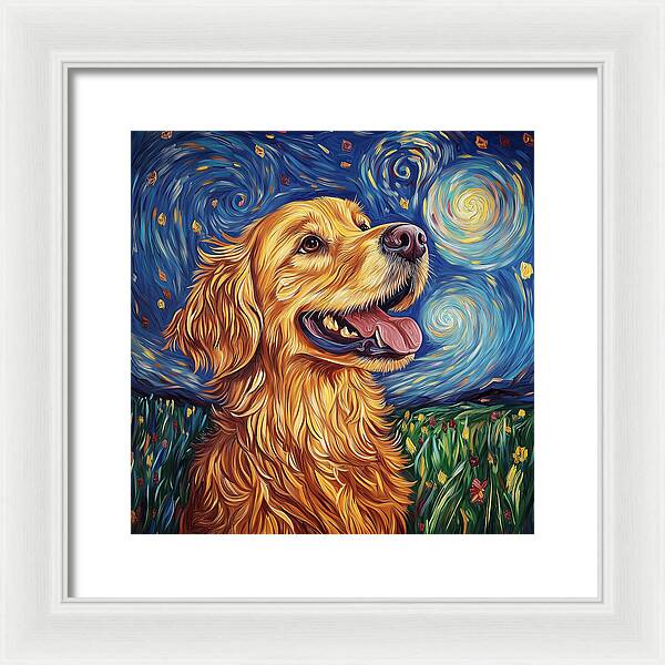 Starry Gaze - Framed Print