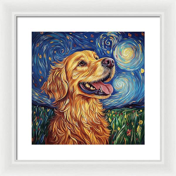 Starry Gaze - Framed Print