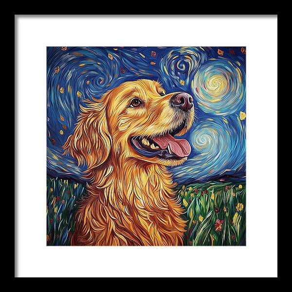 Starry Gaze - Framed Print