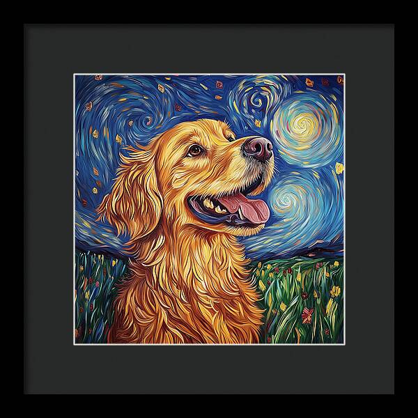 Starry Gaze - Framed Print