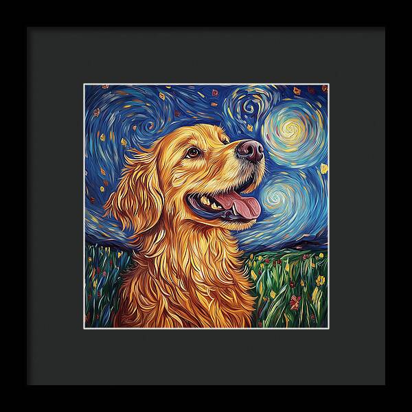 Starry Gaze - Framed Print