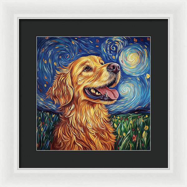 Starry Gaze - Framed Print