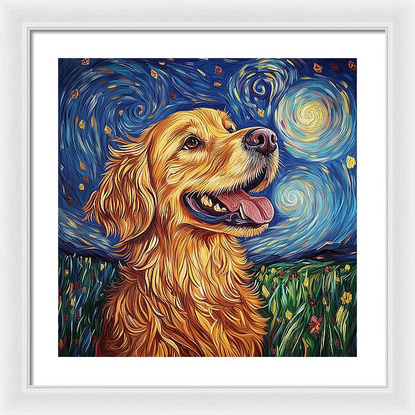 Starry Gaze - Framed Print