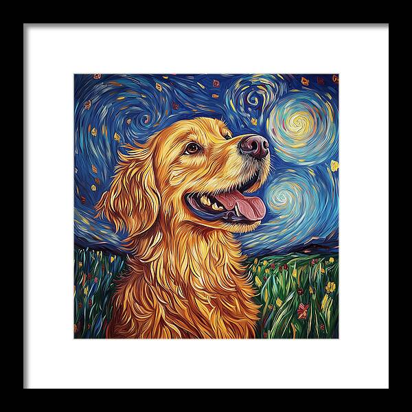 Starry Gaze - Framed Print