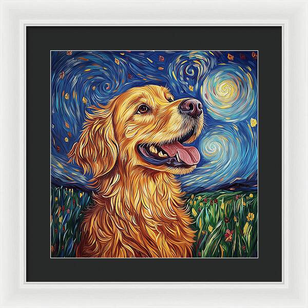 Starry Gaze - Framed Print