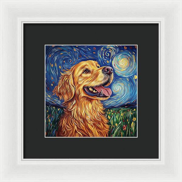 Starry Gaze - Framed Print