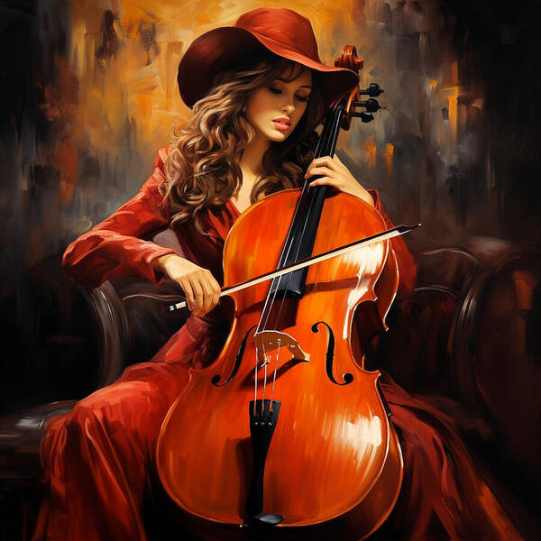 Stetson and Strings - Art Print