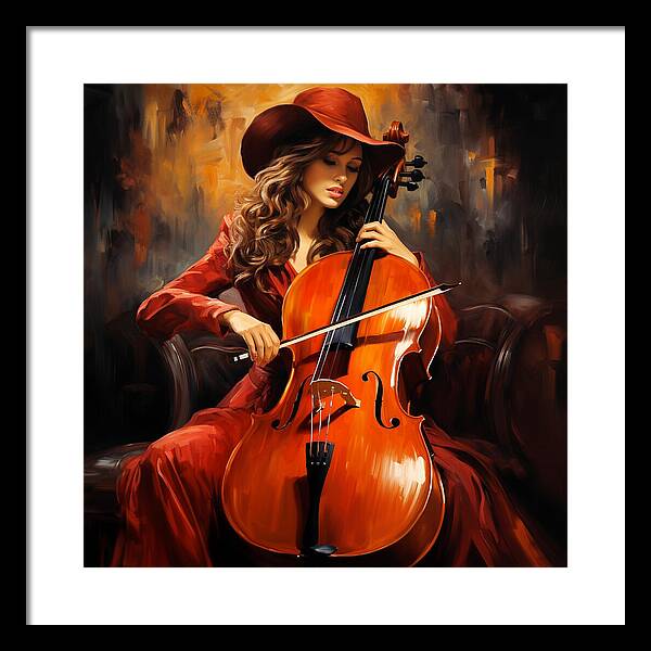 Stetson and Strings - Framed Print