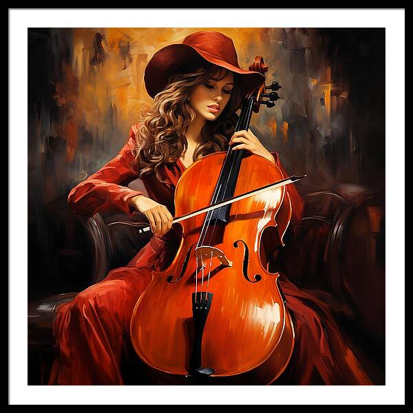 Stetson and Strings - Framed Print