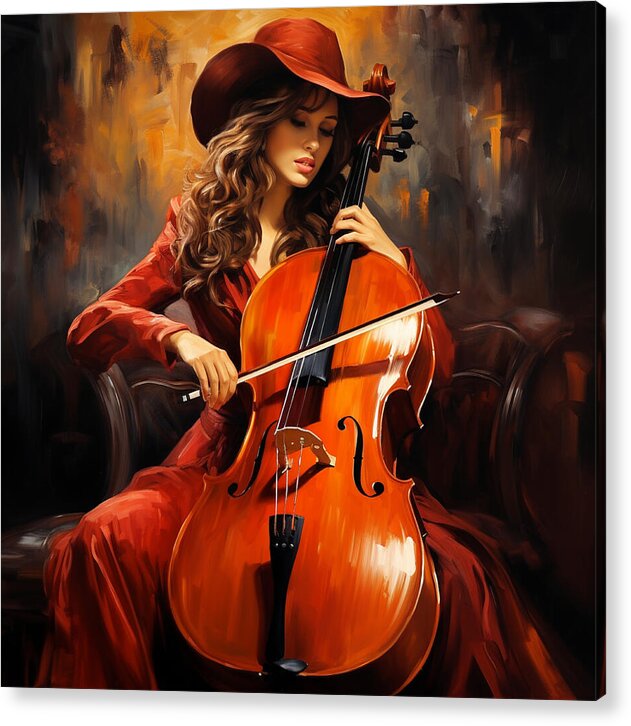 Stetson and Strings - Acrylic Print