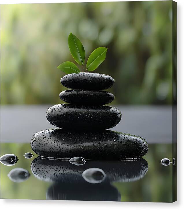 Stones of Tranquility - Canvas Print