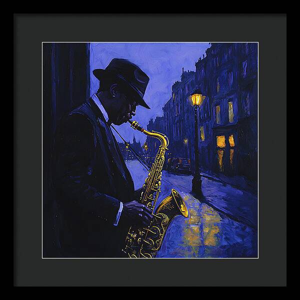 Streetlight Blues - Framed Print