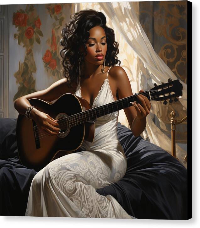 Stringed Grace - Canvas Print