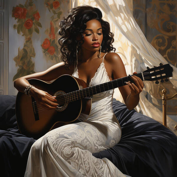 Stringed Grace - Art Print