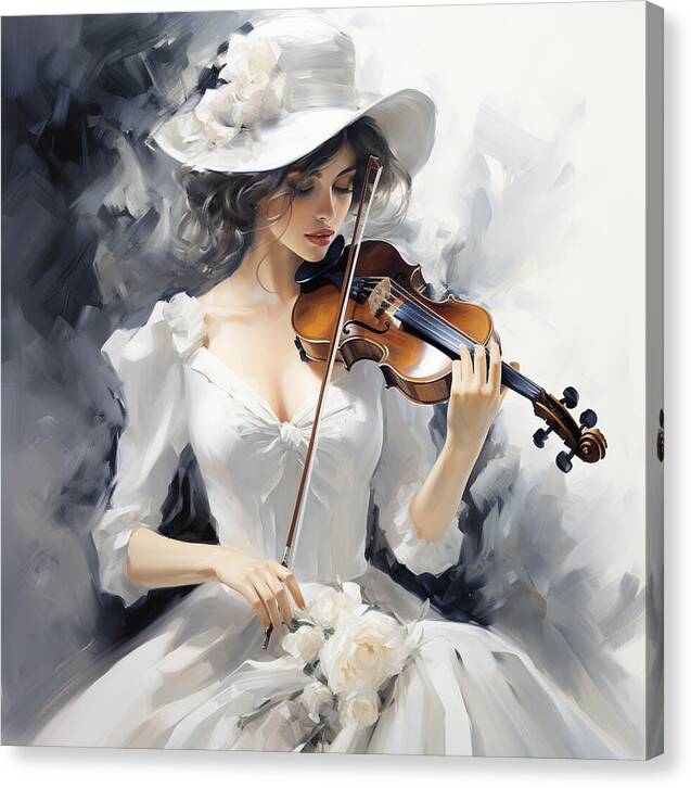 Strings of Elegance - Canvas Print