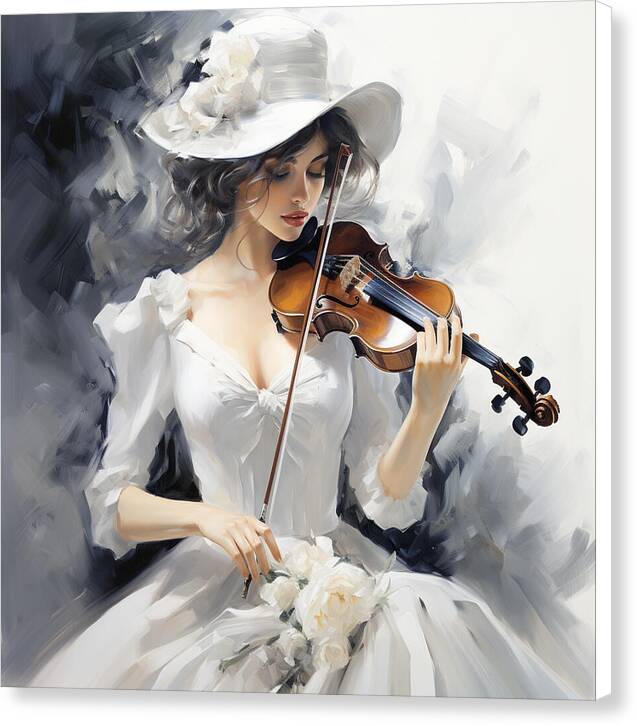 Strings of Elegance - Canvas Print