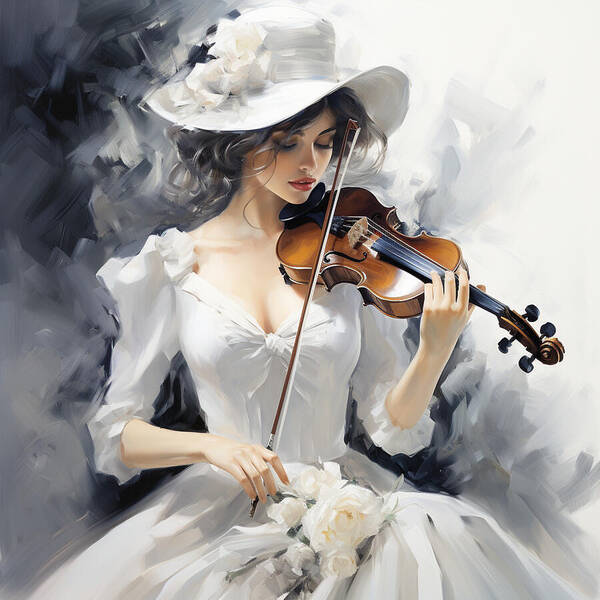 Strings of Elegance - Art Print