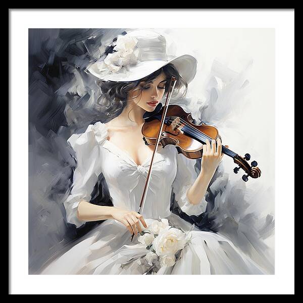 Strings of Elegance - Framed Print