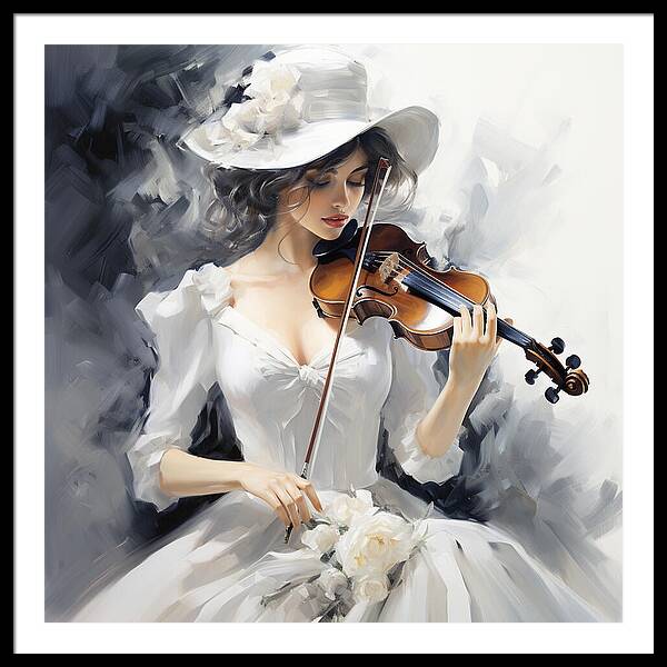 Strings of Elegance - Framed Print