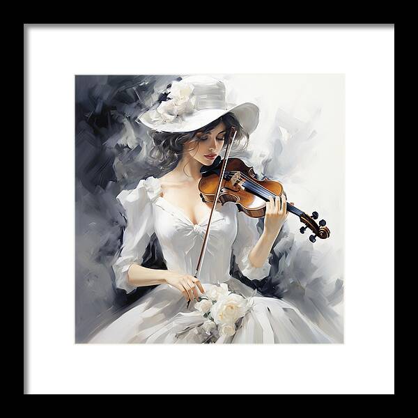 Strings of Elegance - Framed Print