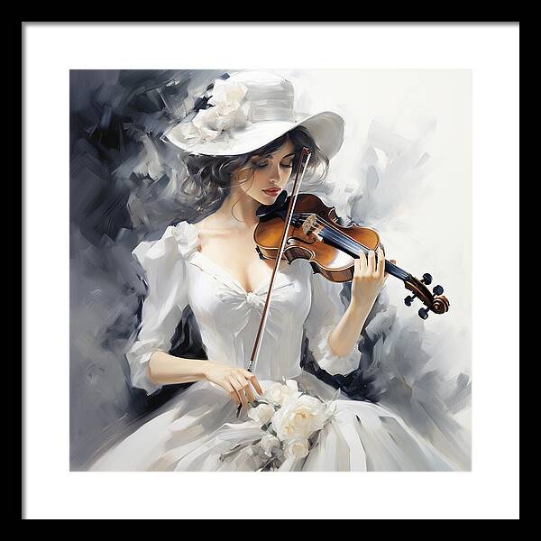 Strings of Elegance - Framed Print