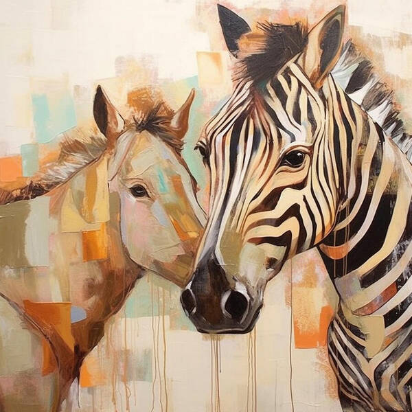 Stripes and Solids - Art Print