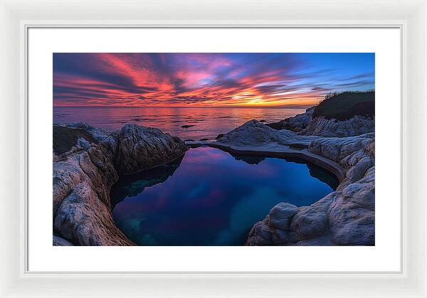 Sunset Reflections - Framed Print