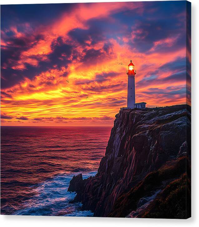 Sunset Sentinel - Canvas Print
