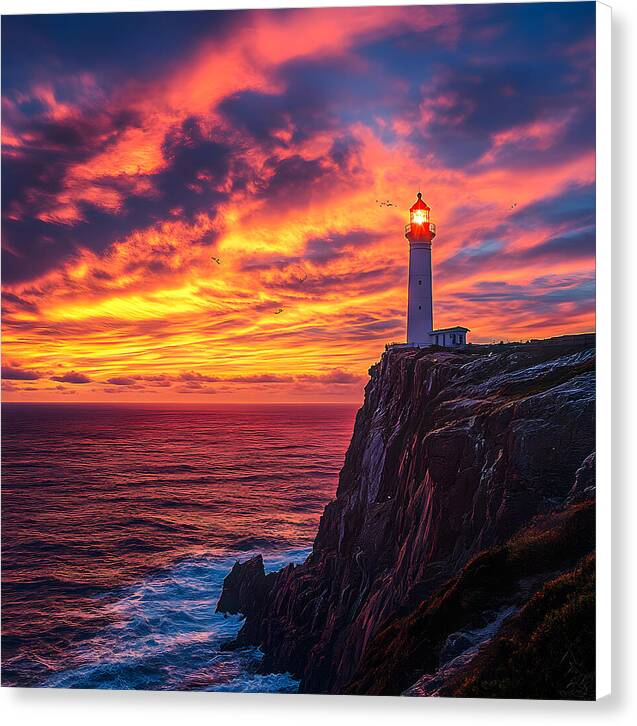 Sunset Sentinel - Canvas Print