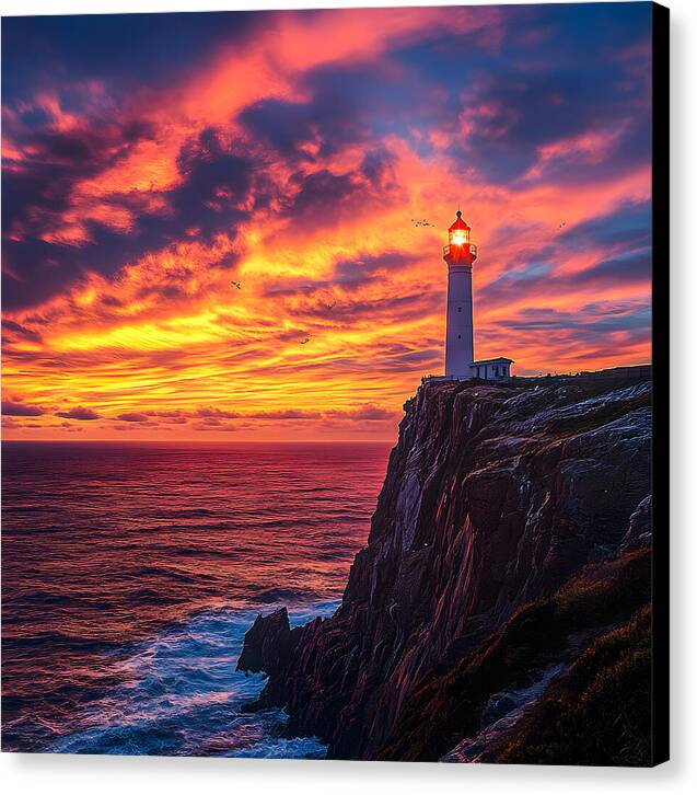 Sunset Sentinel - Canvas Print