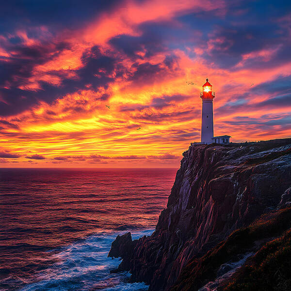 Sunset Sentinel - Art Print